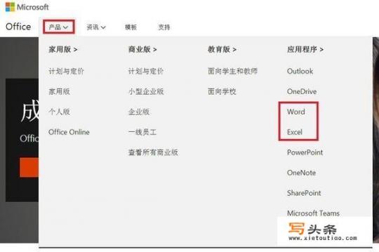 如何下载Excel和Word办公软件