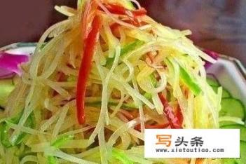 豆角和土豆丝能一起凉拌着吃吗？