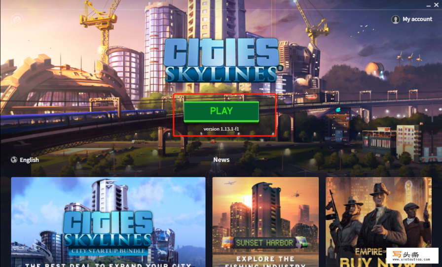 citiesskylines怎么设置中文？