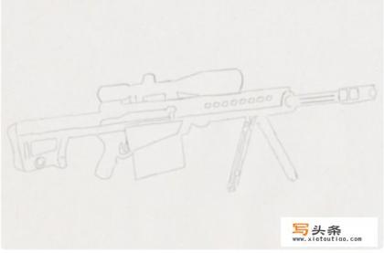 awm狙击枪怎么画？